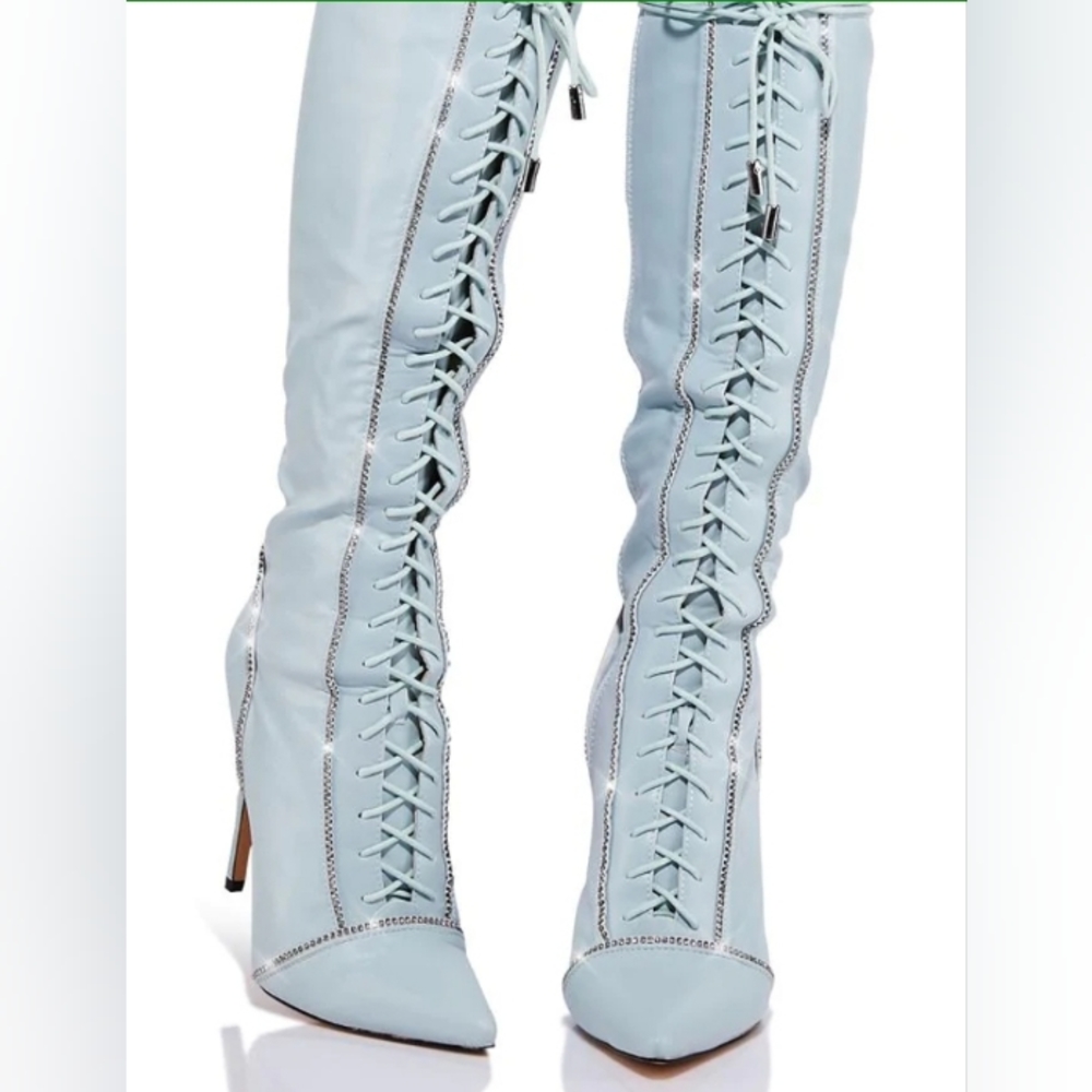 AZALEA WANG Stop The Drama Stiletto Boots